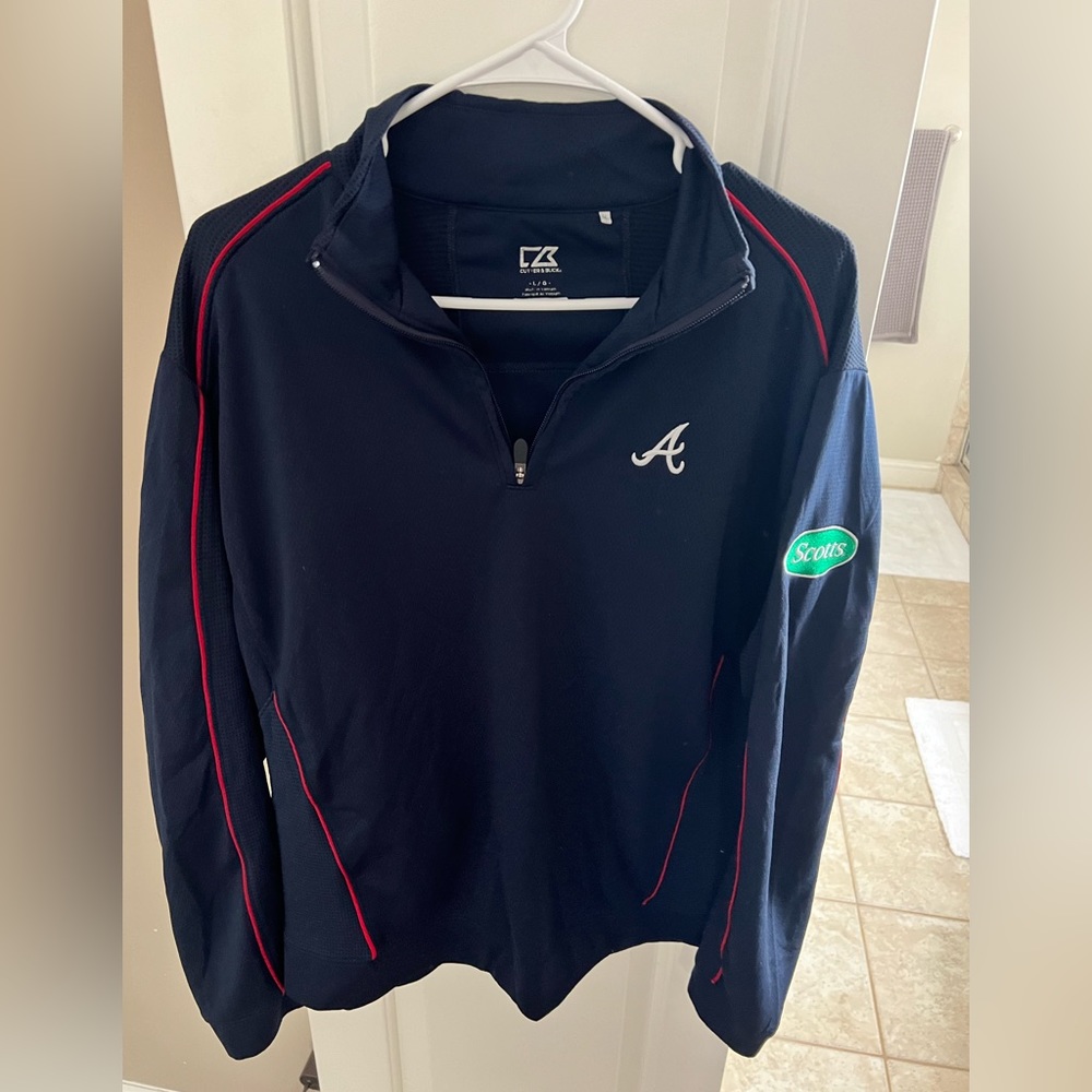 Cutter and Buck Braves Quarter zip